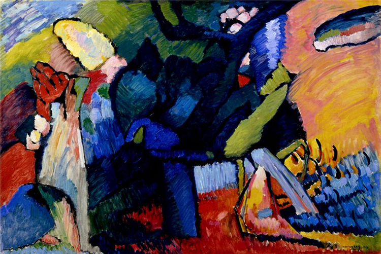 Improvisation 4 1909 Wassily Kandinsky Abstract Oil Painting